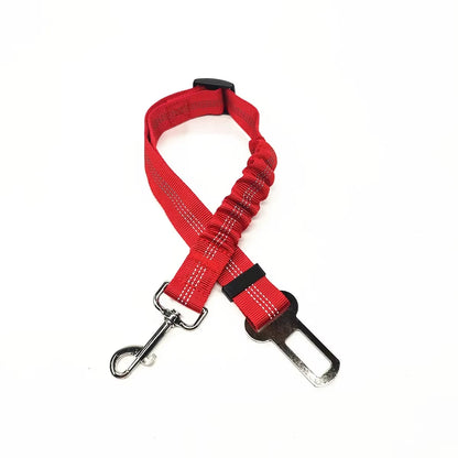 Adjustable Pet Car Seat Belt Harness for Dogs and Cats - Safety Lead Clip and Traction Accessories