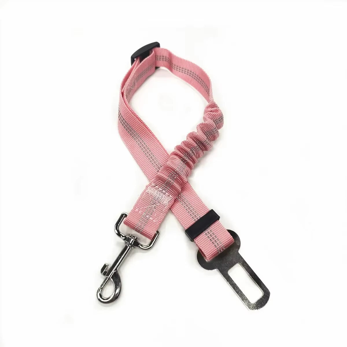 Adjustable Pet Car Seat Belt Harness for Dogs and Cats - Safety Lead Clip and Traction Accessories