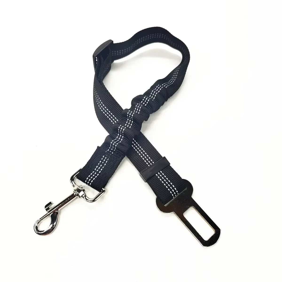 Adjustable Pet Car Seat Belt Harness for Dogs and Cats - Safety Lead Clip and Traction Accessories