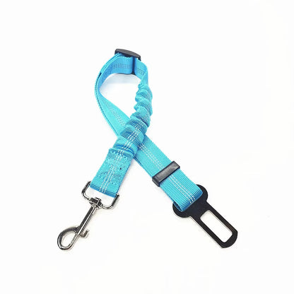 Adjustable Pet Car Seat Belt Harness for Dogs and Cats - Safety Lead Clip and Traction Accessories