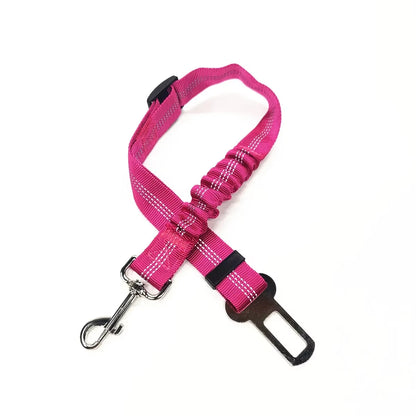 Adjustable Pet Car Seat Belt Harness for Dogs and Cats - Safety Lead Clip and Traction Accessories