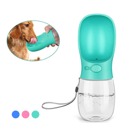 Portable Pet Water Bottle and Feeder for Outdoor Travel - Ideal for Dogs and Cats