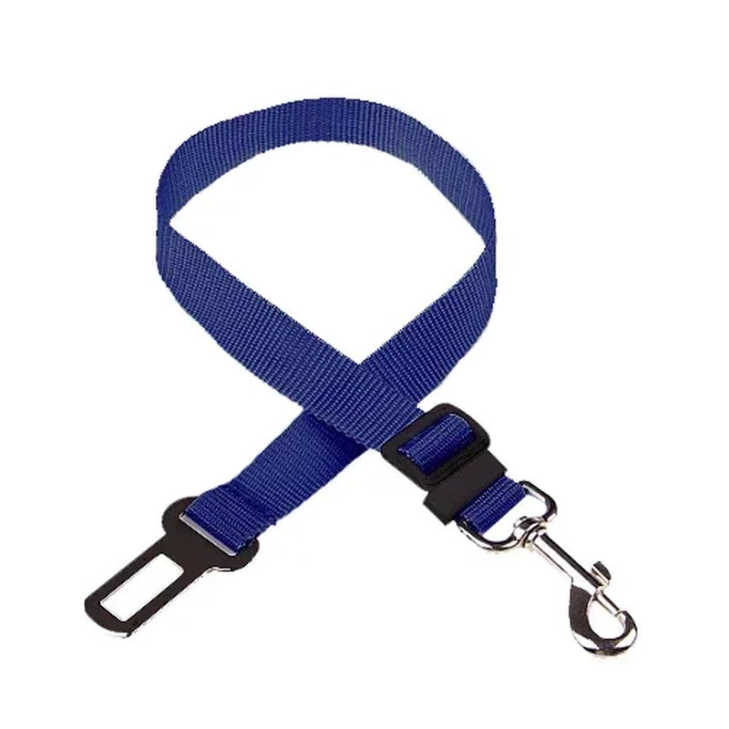 Adjustable Pet Car Seat Belt Harness for Dogs and Cats - Safety Lead Clip and Traction Accessories